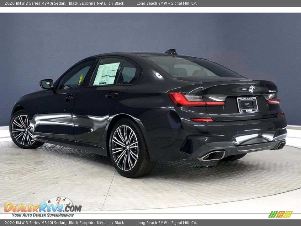 Black Sapphire Metallic 2020 BMW 3 Series M340i Sedan Photo #3