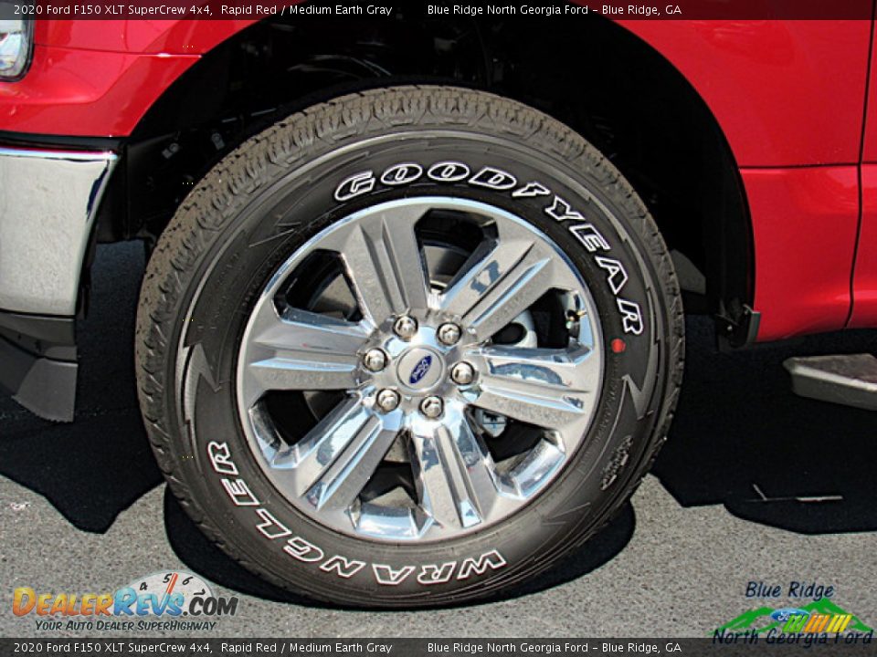 2020 Ford F150 XLT SuperCrew 4x4 Rapid Red / Medium Earth Gray Photo #9