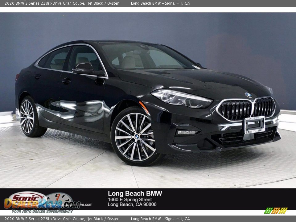 2020 BMW 2 Series 228i xDrive Gran Coupe Jet Black / Oyster Photo #1