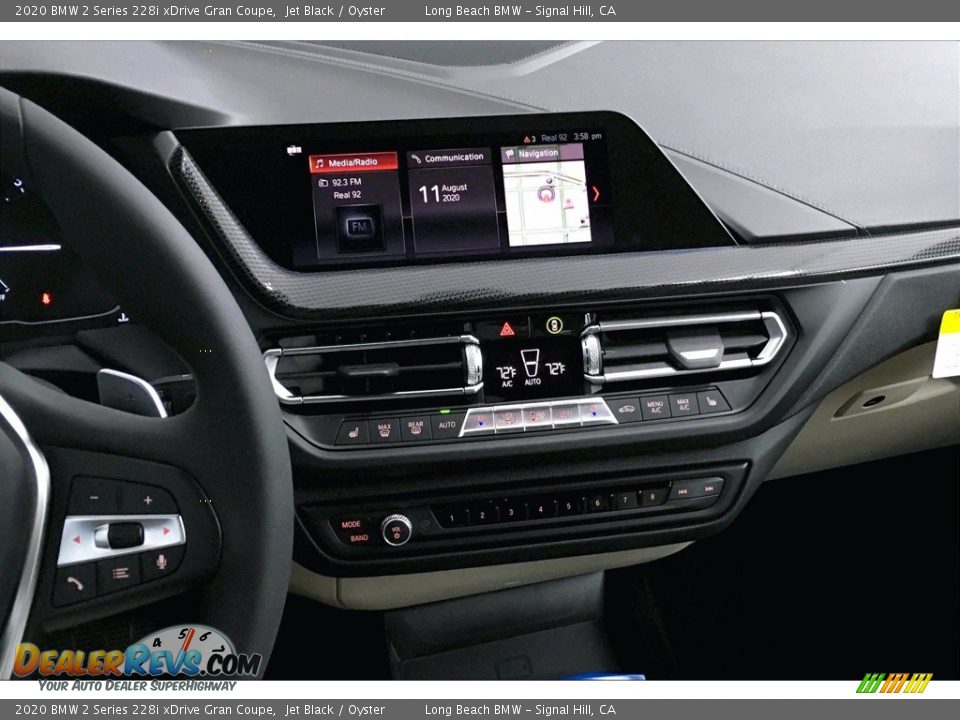 2020 BMW 2 Series 228i xDrive Gran Coupe Jet Black / Oyster Photo #6
