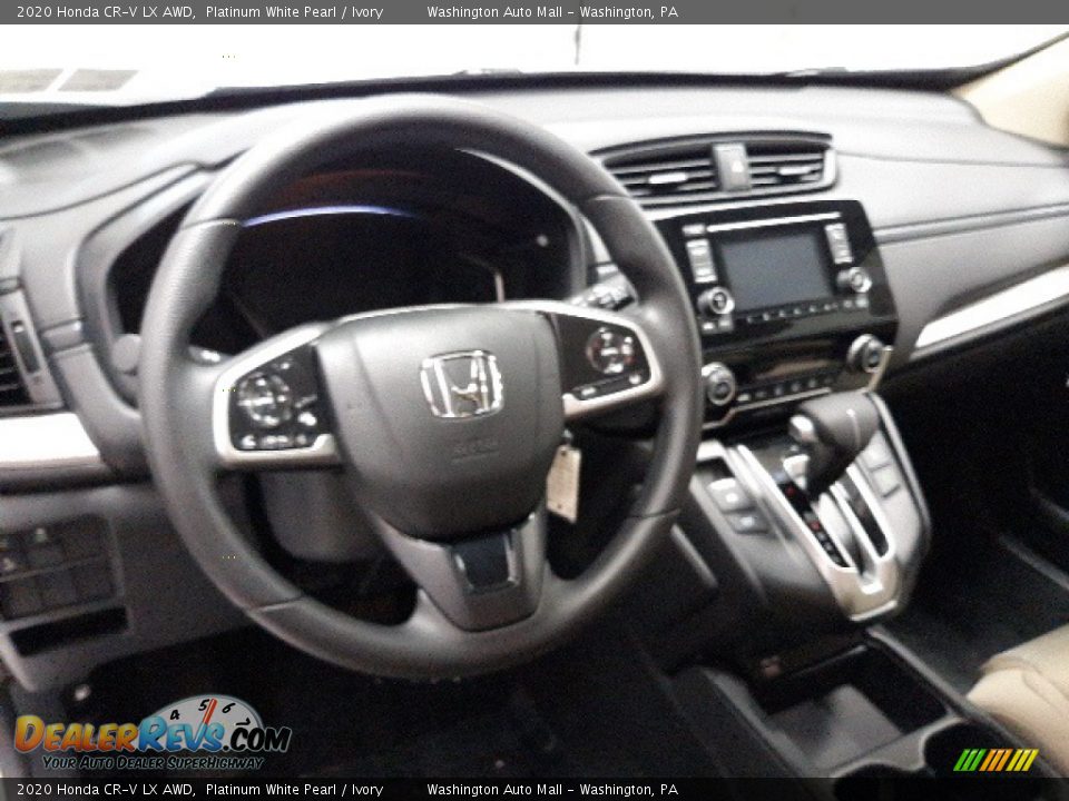 2020 Honda CR-V LX AWD Platinum White Pearl / Ivory Photo #4