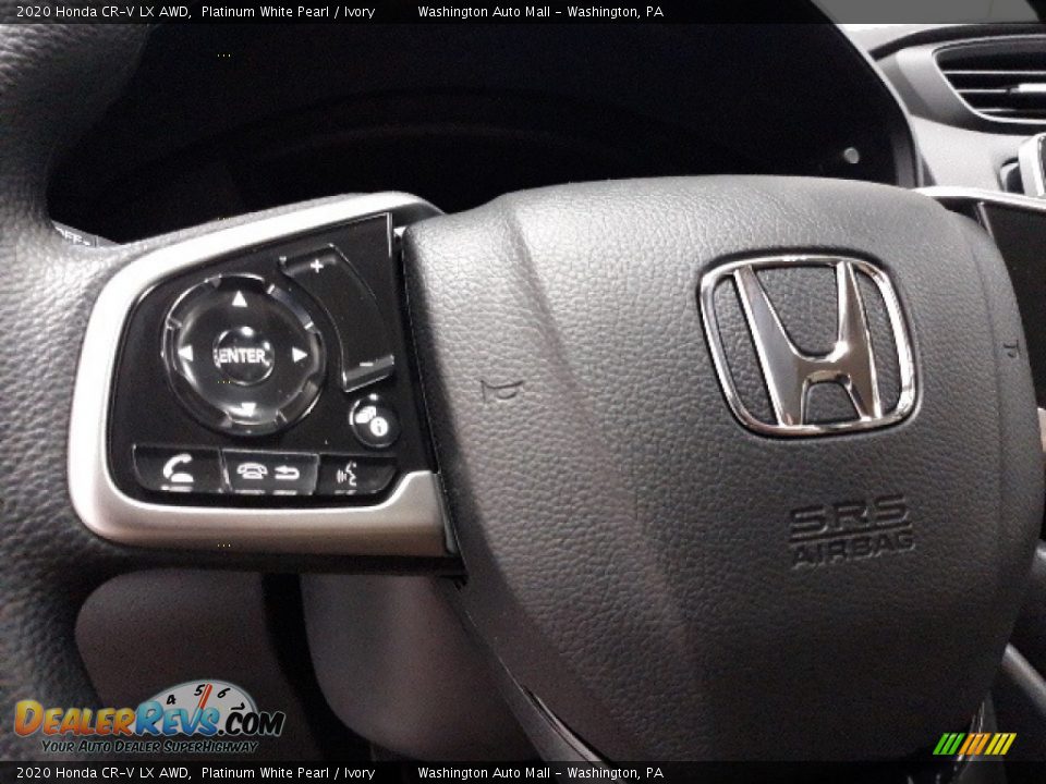 2020 Honda CR-V LX AWD Platinum White Pearl / Ivory Photo #6