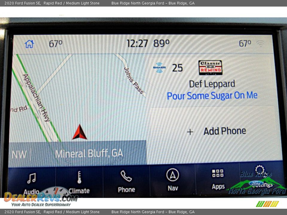 2020 Ford Fusion SE Rapid Red / Medium Light Stone Photo #18