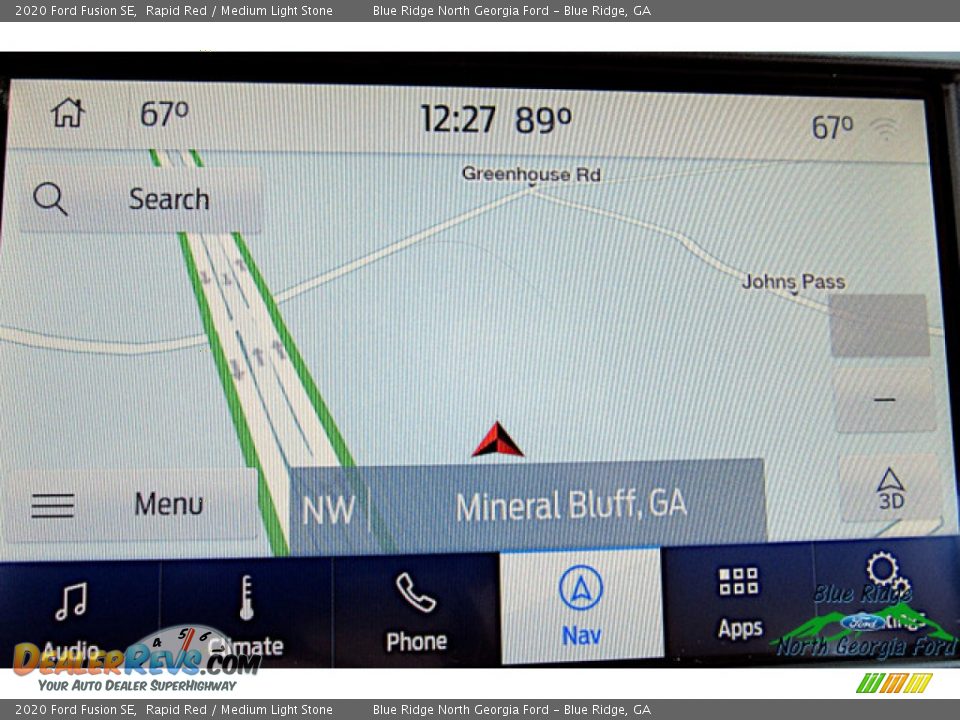 2020 Ford Fusion SE Rapid Red / Medium Light Stone Photo #19