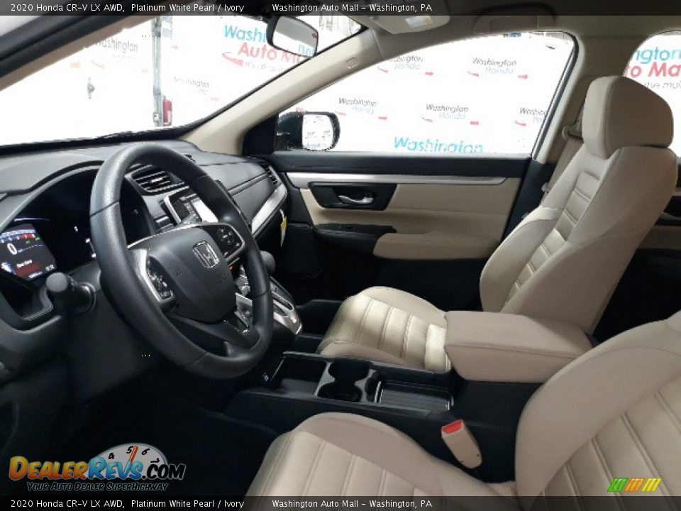 2020 Honda CR-V LX AWD Platinum White Pearl / Ivory Photo #20