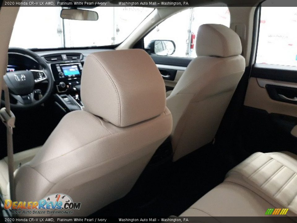 2020 Honda CR-V LX AWD Platinum White Pearl / Ivory Photo #24