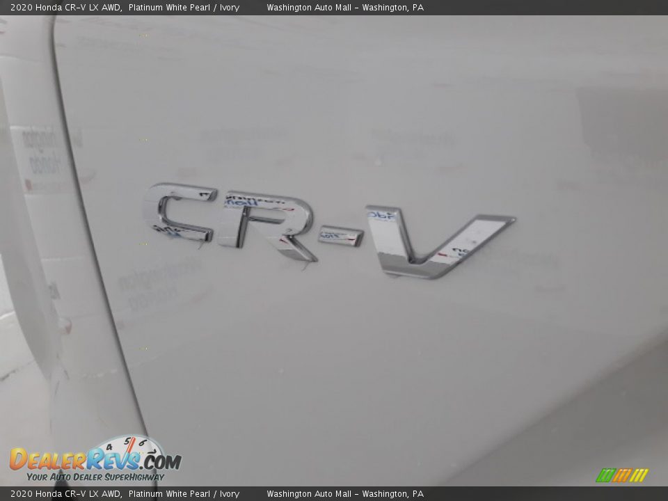 2020 Honda CR-V LX AWD Platinum White Pearl / Ivory Photo #31