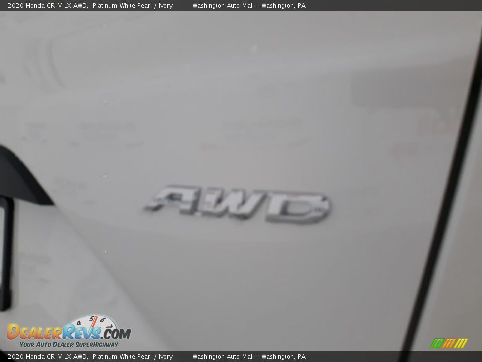 2020 Honda CR-V LX AWD Platinum White Pearl / Ivory Photo #34
