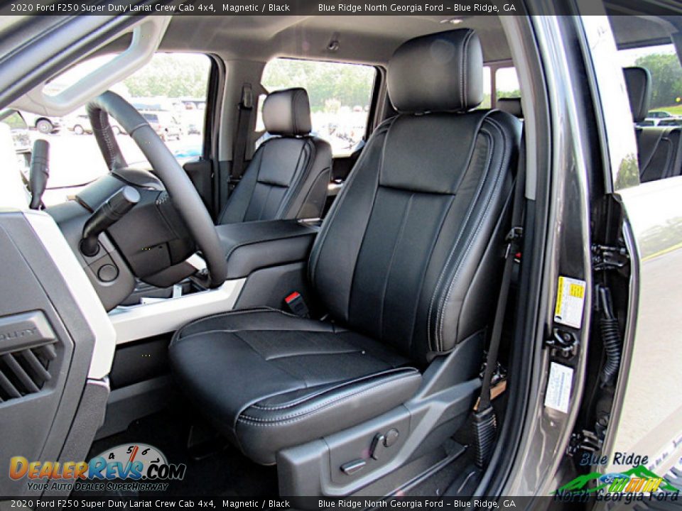 2020 Ford F250 Super Duty Lariat Crew Cab 4x4 Magnetic / Black Photo #12