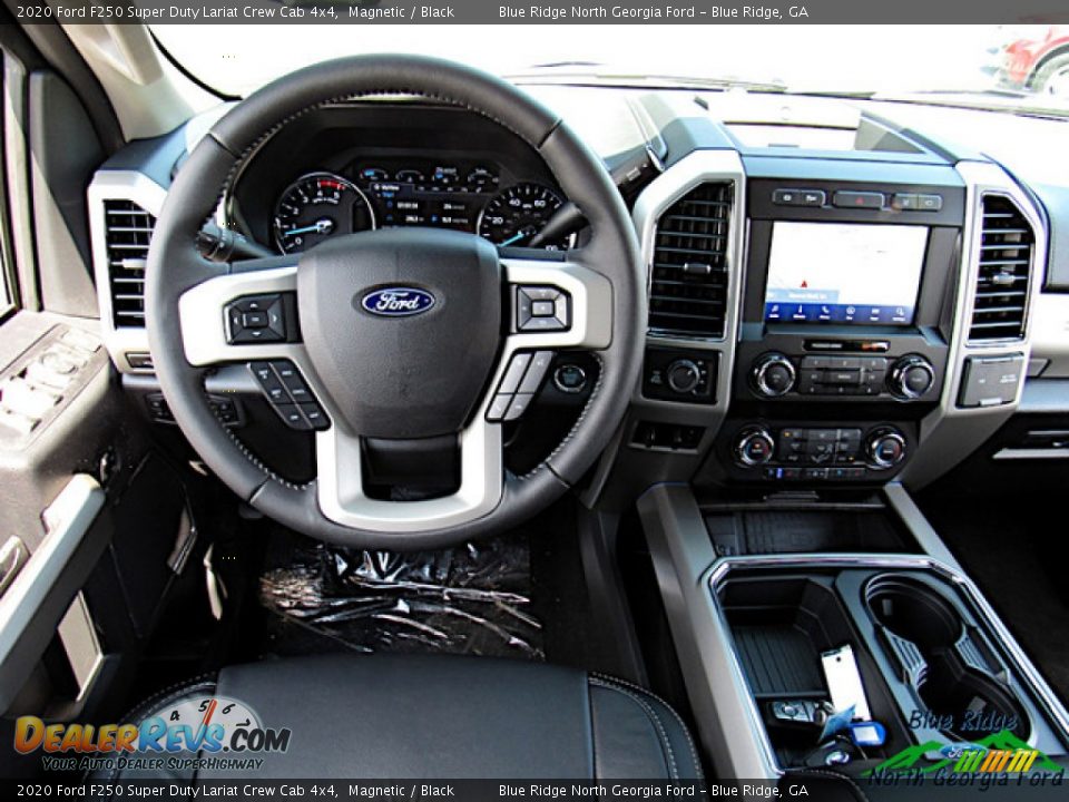 2020 Ford F250 Super Duty Lariat Crew Cab 4x4 Magnetic / Black Photo #15