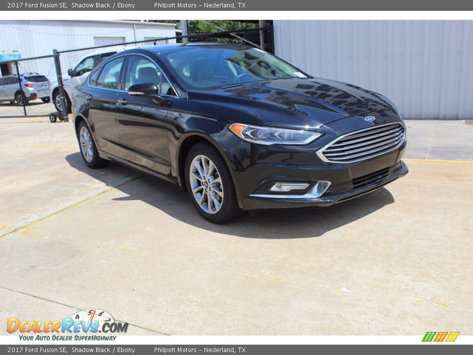 2017 Ford Fusion SE Shadow Black / Ebony Photo #2