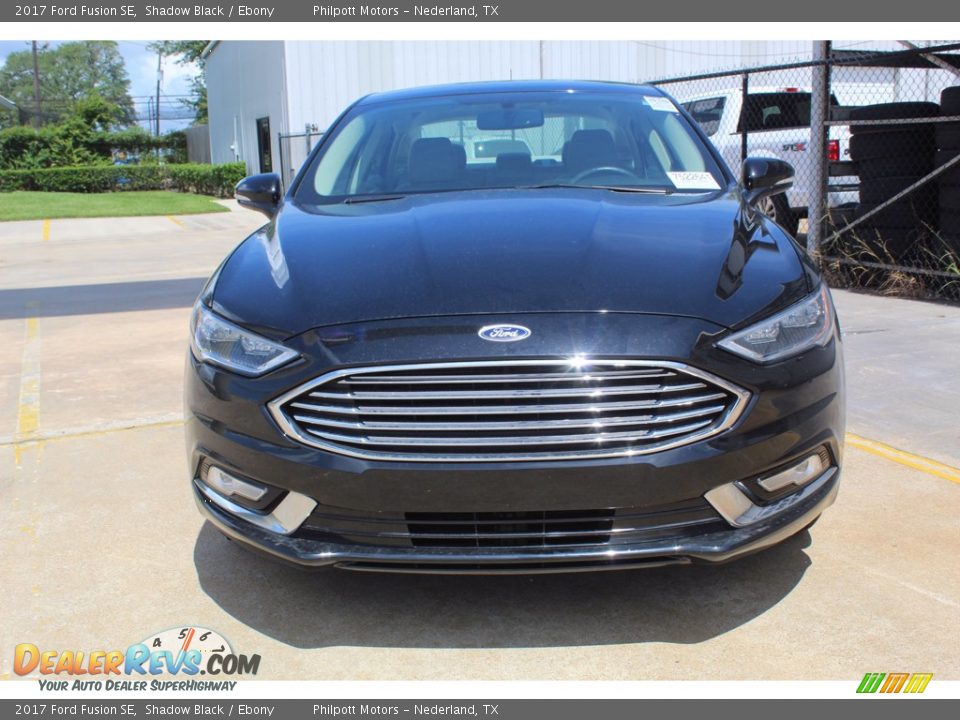 2017 Ford Fusion SE Shadow Black / Ebony Photo #3