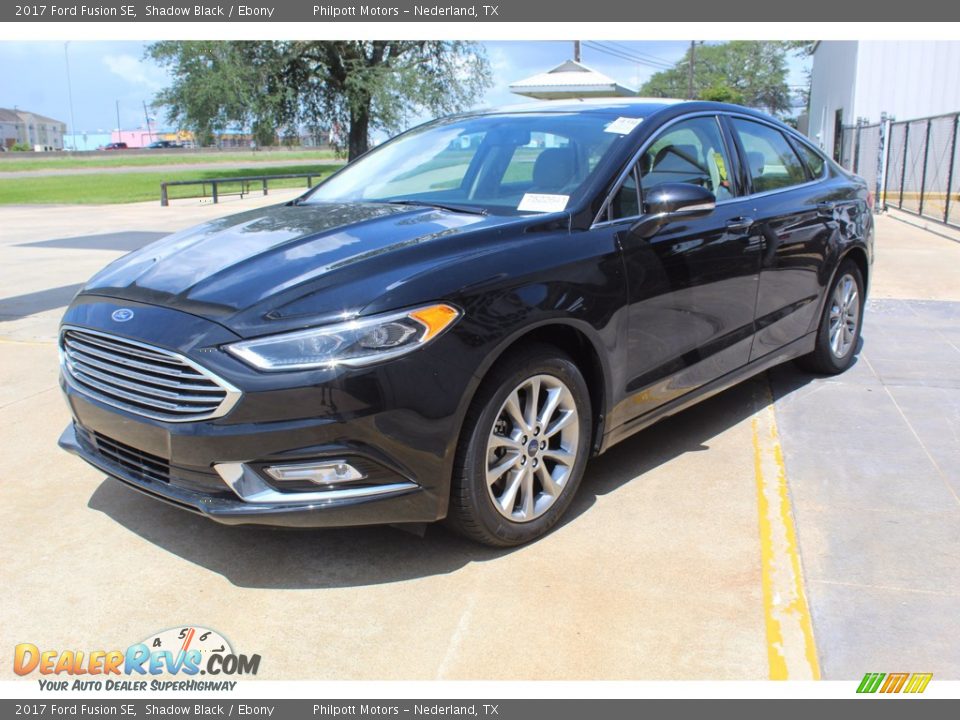 2017 Ford Fusion SE Shadow Black / Ebony Photo #4