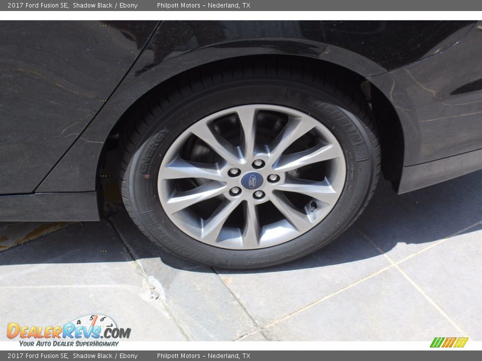 2017 Ford Fusion SE Shadow Black / Ebony Photo #6