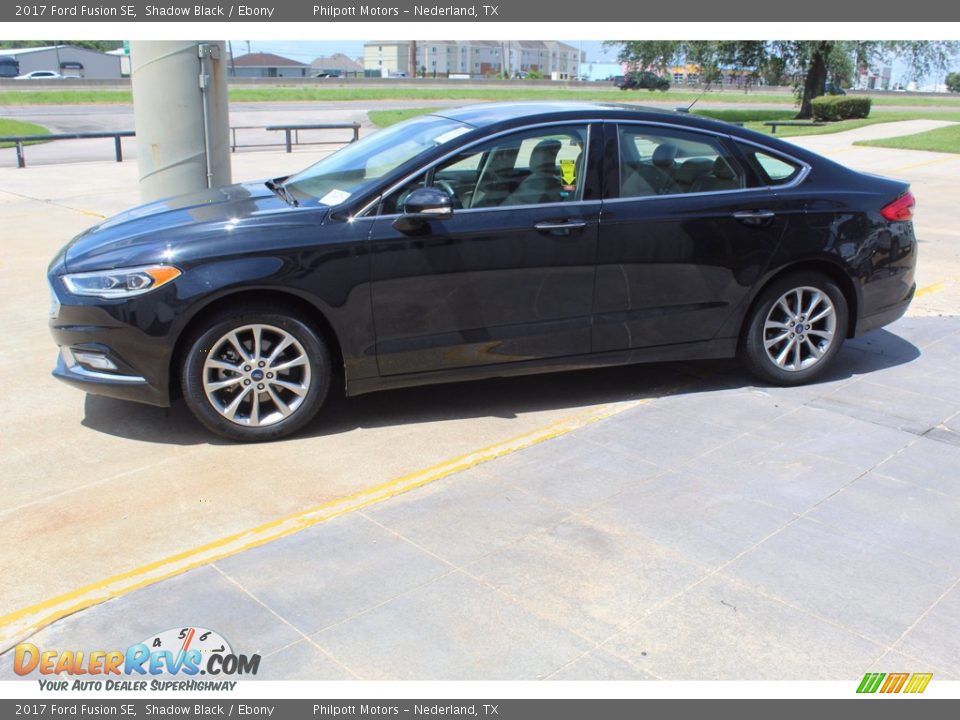 2017 Ford Fusion SE Shadow Black / Ebony Photo #7