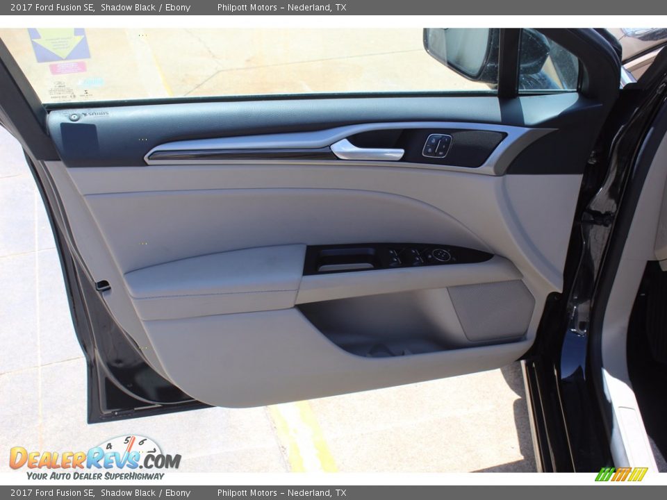 2017 Ford Fusion SE Shadow Black / Ebony Photo #8
