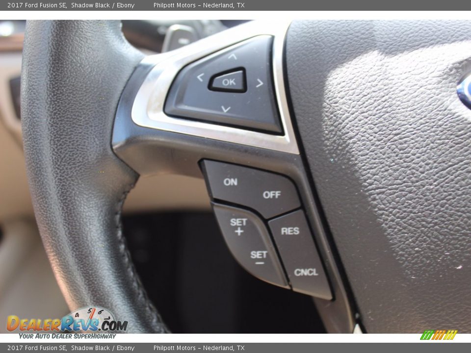 2017 Ford Fusion SE Shadow Black / Ebony Photo #10