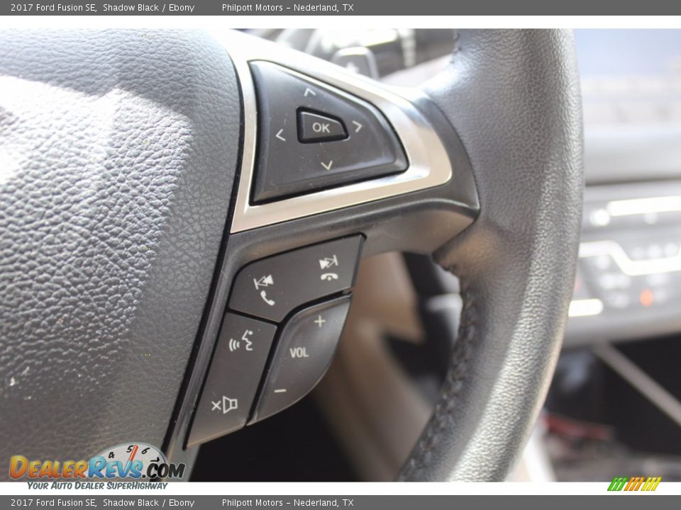 2017 Ford Fusion SE Shadow Black / Ebony Photo #11