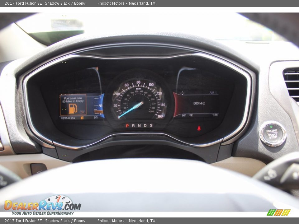 2017 Ford Fusion SE Shadow Black / Ebony Photo #12