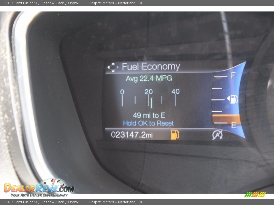 2017 Ford Fusion SE Shadow Black / Ebony Photo #13