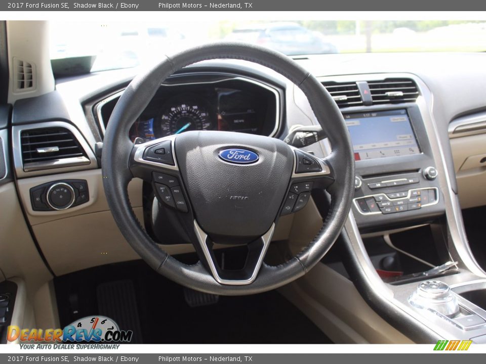 2017 Ford Fusion SE Shadow Black / Ebony Photo #21