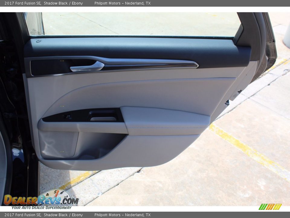2017 Ford Fusion SE Shadow Black / Ebony Photo #23