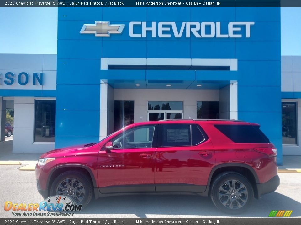 2020 Chevrolet Traverse RS AWD Cajun Red Tintcoat / Jet Black Photo #1