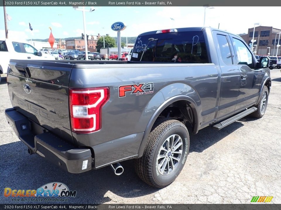 2020 Ford F150 XLT SuperCab 4x4 Magnetic / Black Photo #2