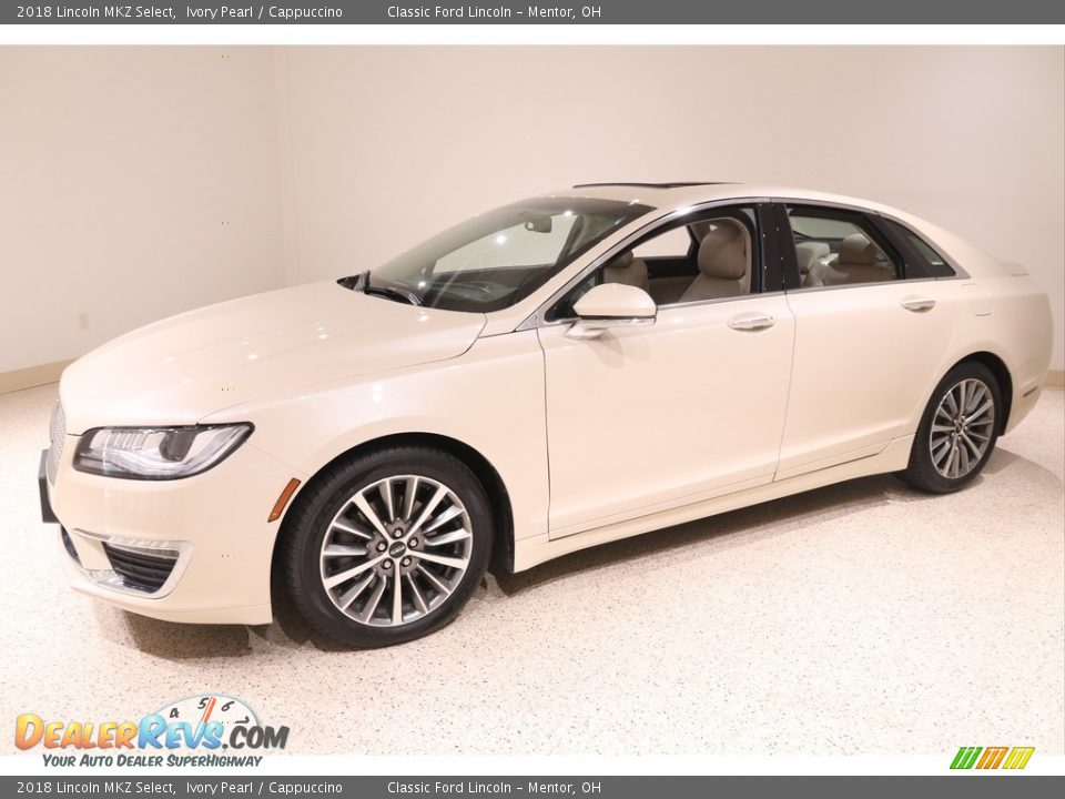 2018 Lincoln MKZ Select Ivory Pearl / Cappuccino Photo #3