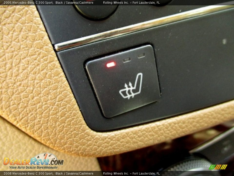 2008 Mercedes-Benz C 300 Sport Black / Savanna/Cashmere Photo #4