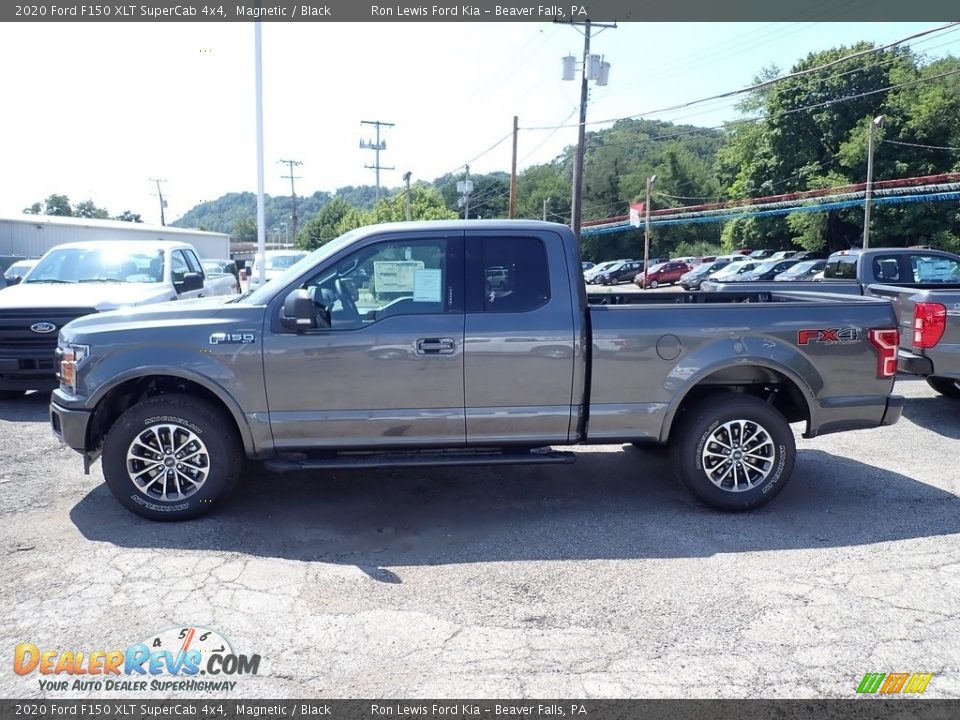 2020 Ford F150 XLT SuperCab 4x4 Magnetic / Black Photo #5