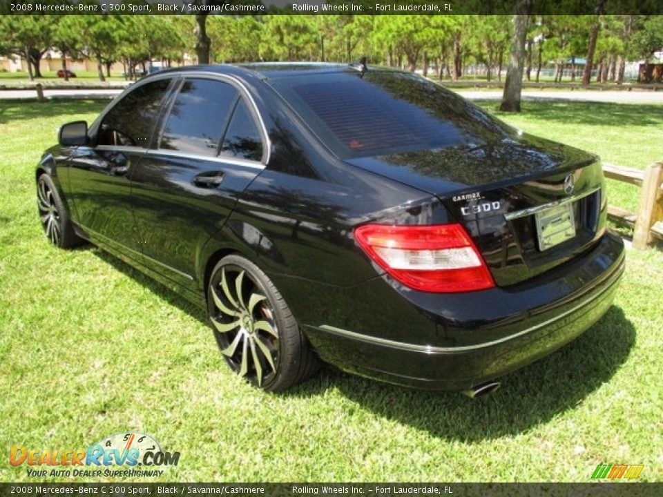 2008 Mercedes-Benz C 300 Sport Black / Savanna/Cashmere Photo #5