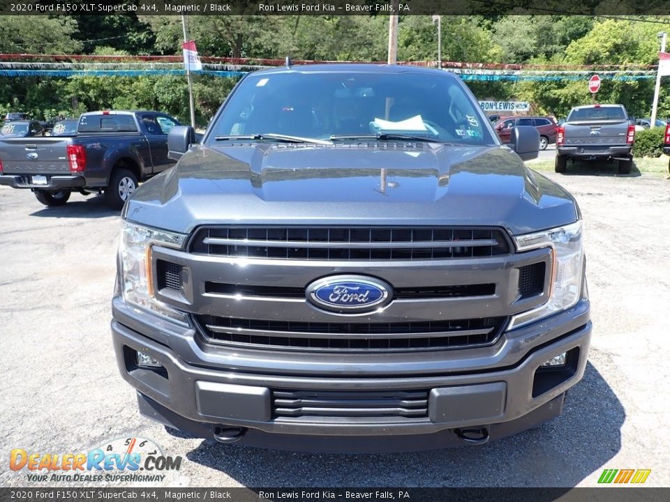 2020 Ford F150 XLT SuperCab 4x4 Magnetic / Black Photo #7