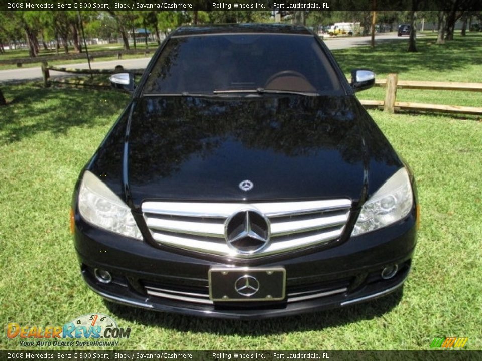2008 Mercedes-Benz C 300 Sport Black / Savanna/Cashmere Photo #15