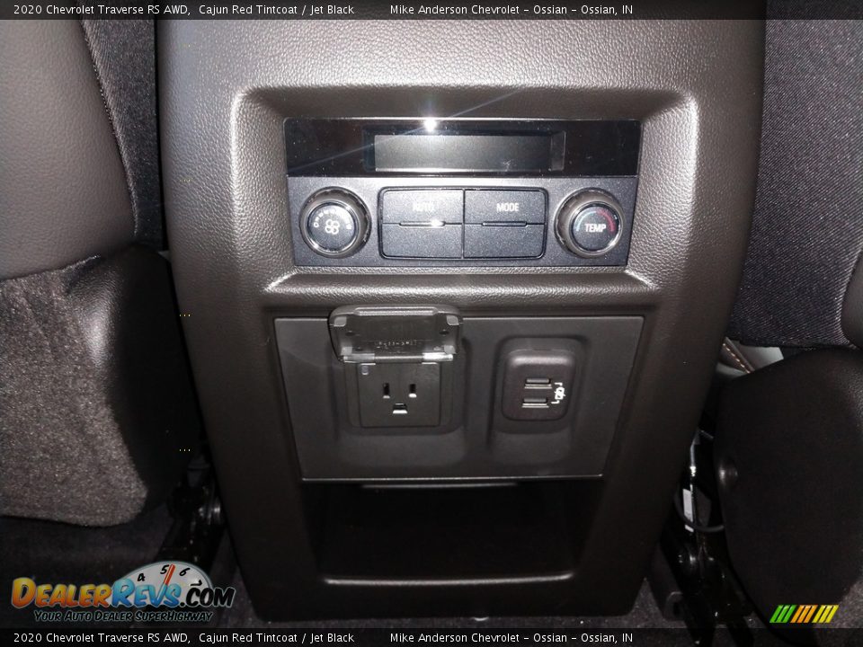 2020 Chevrolet Traverse RS AWD Cajun Red Tintcoat / Jet Black Photo #16