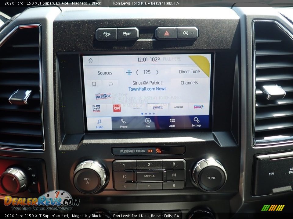 2020 Ford F150 XLT SuperCab 4x4 Magnetic / Black Photo #15