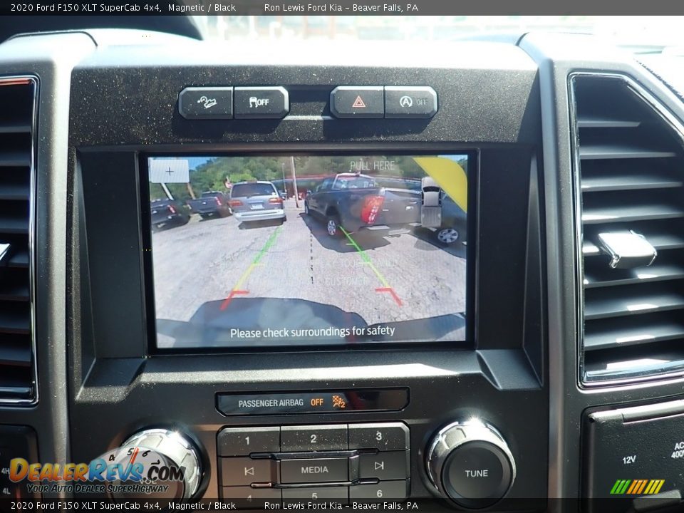 2020 Ford F150 XLT SuperCab 4x4 Magnetic / Black Photo #16