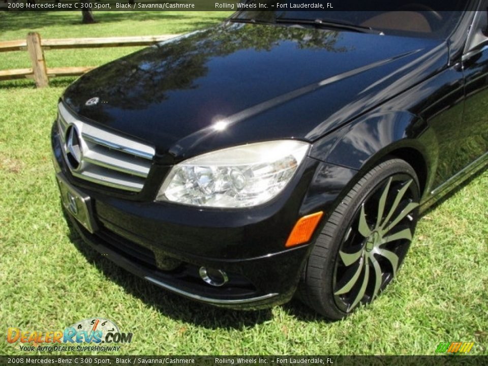 2008 Mercedes-Benz C 300 Sport Black / Savanna/Cashmere Photo #19