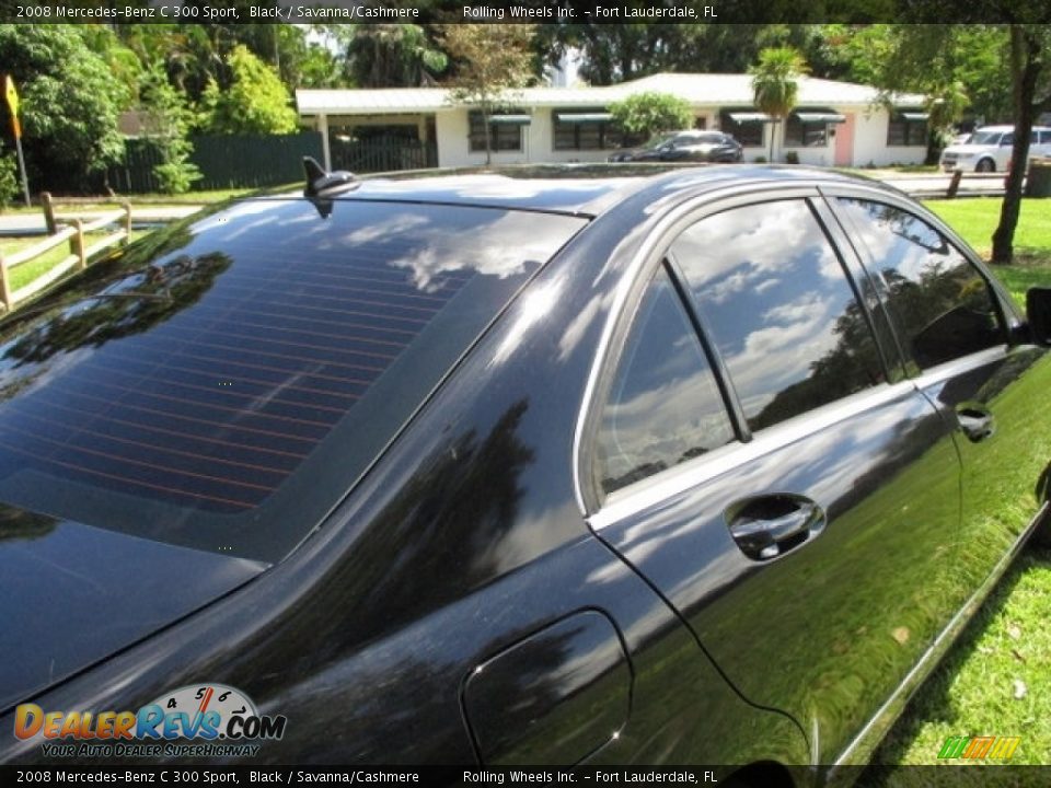 2008 Mercedes-Benz C 300 Sport Black / Savanna/Cashmere Photo #21