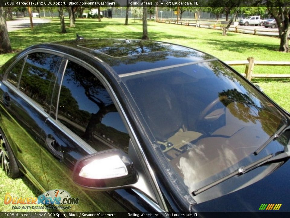 2008 Mercedes-Benz C 300 Sport Black / Savanna/Cashmere Photo #23