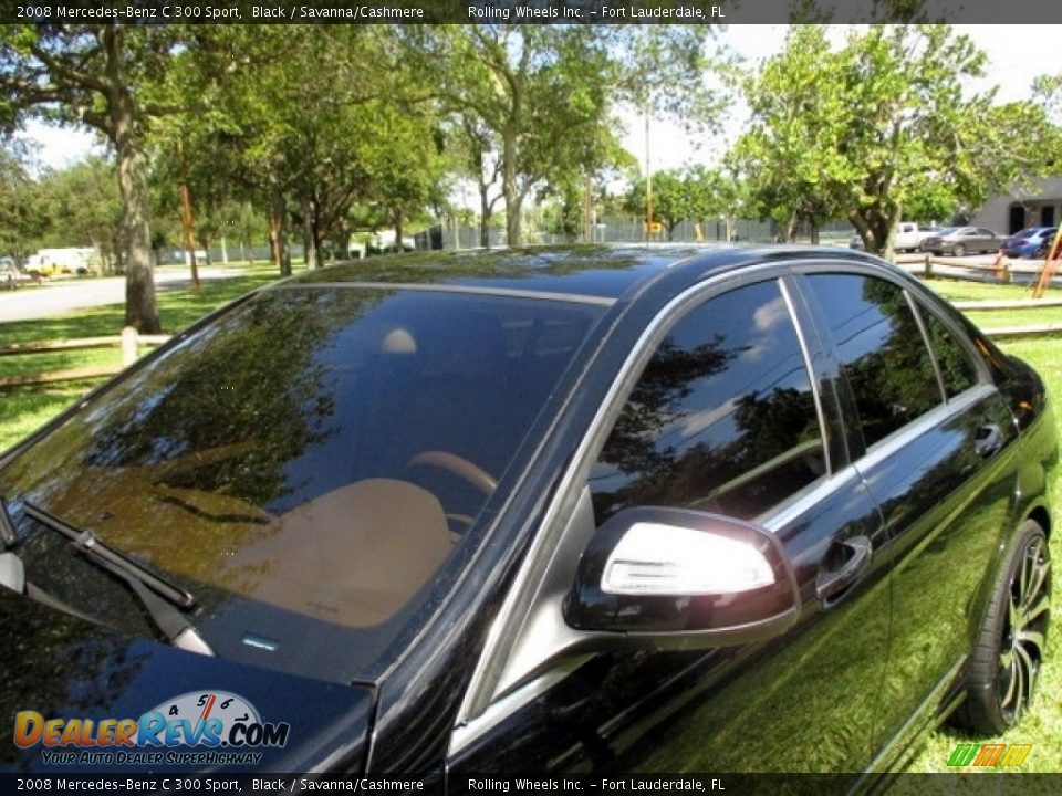 2008 Mercedes-Benz C 300 Sport Black / Savanna/Cashmere Photo #27