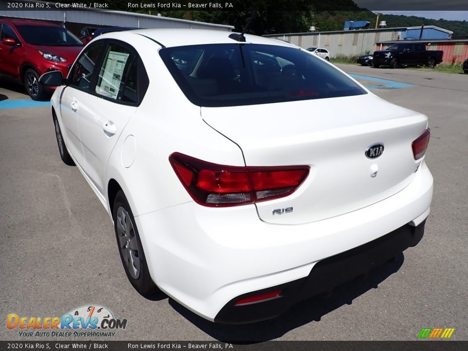 2020 Kia Rio S Clear White / Black Photo #7