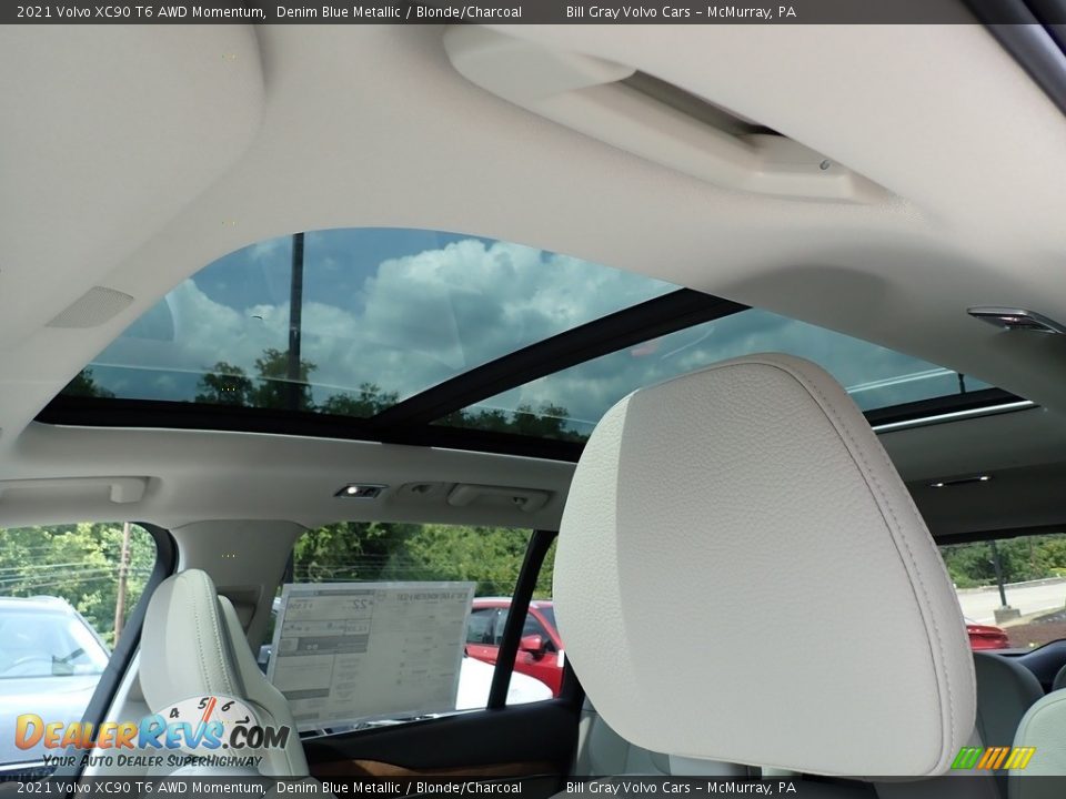 Sunroof of 2021 Volvo XC90 T6 AWD Momentum Photo #12