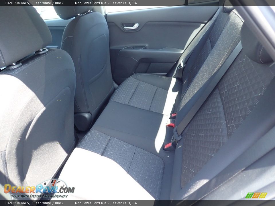2020 Kia Rio S Clear White / Black Photo #11