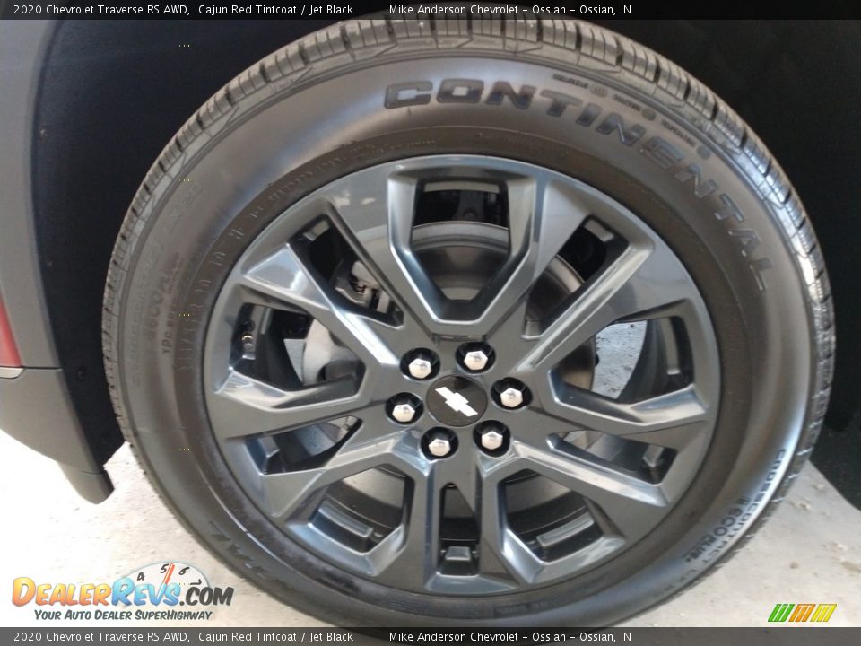 2020 Chevrolet Traverse RS AWD Cajun Red Tintcoat / Jet Black Photo #33