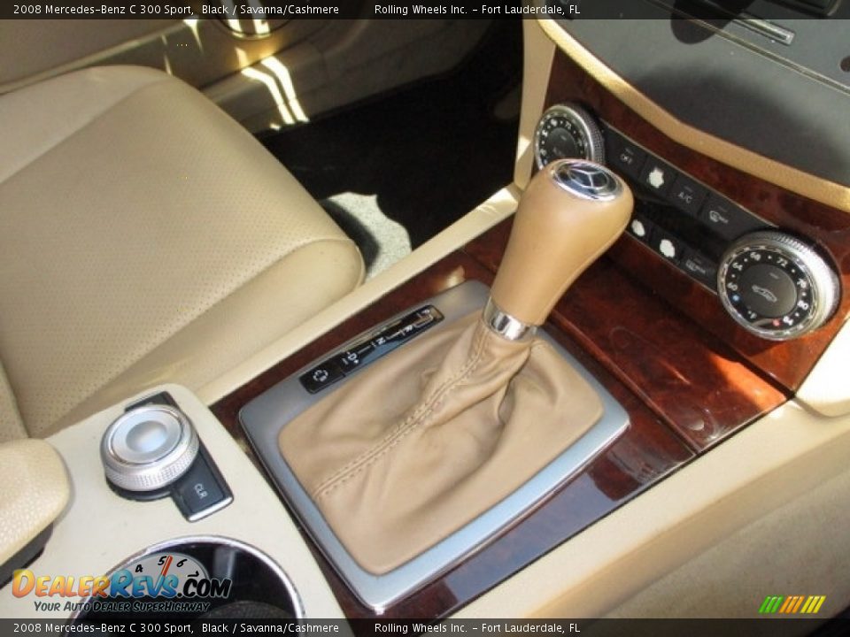 2008 Mercedes-Benz C 300 Sport Black / Savanna/Cashmere Photo #35