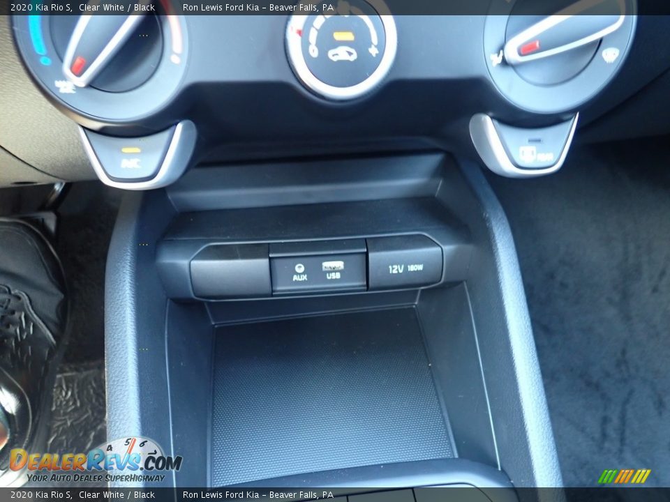 2020 Kia Rio S Clear White / Black Photo #19