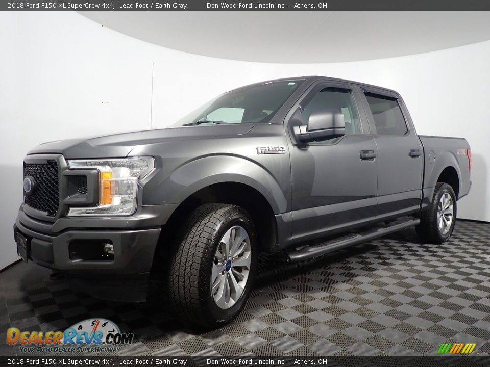 2018 Ford F150 XL SuperCrew 4x4 Lead Foot / Earth Gray Photo #2