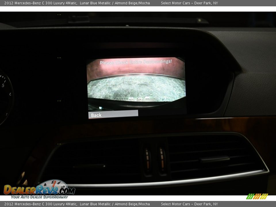 2012 Mercedes-Benz C 300 Luxury 4Matic Lunar Blue Metallic / Almond Beige/Mocha Photo #11