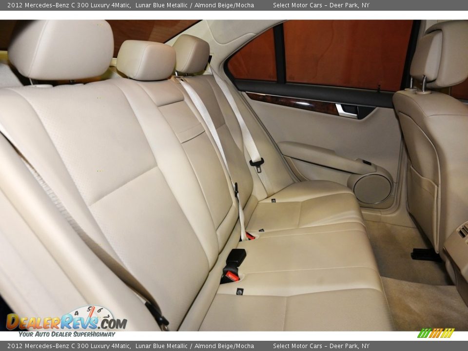 2012 Mercedes-Benz C 300 Luxury 4Matic Lunar Blue Metallic / Almond Beige/Mocha Photo #13